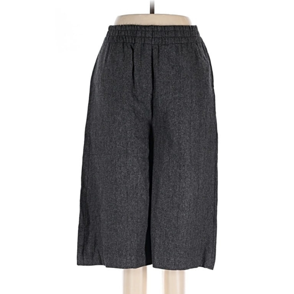 NWT Thakoon Herringbone Smocked Waist Culottes Size 2